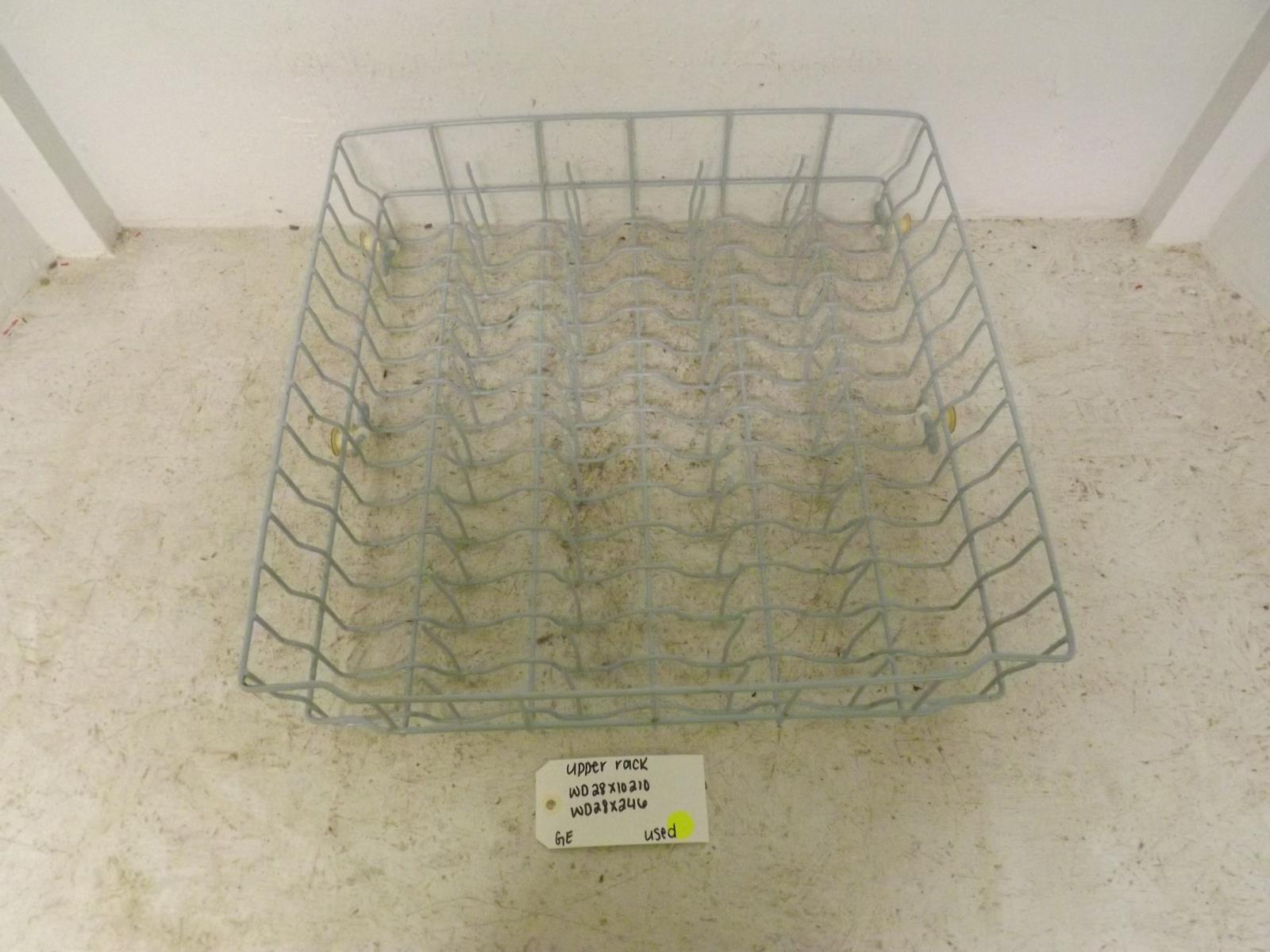 GE Dishwasher WD28X10210 WD28X246 Upper Rack Used GE Dishwasher WD28X10210 WD28X246 Upper Rack Used